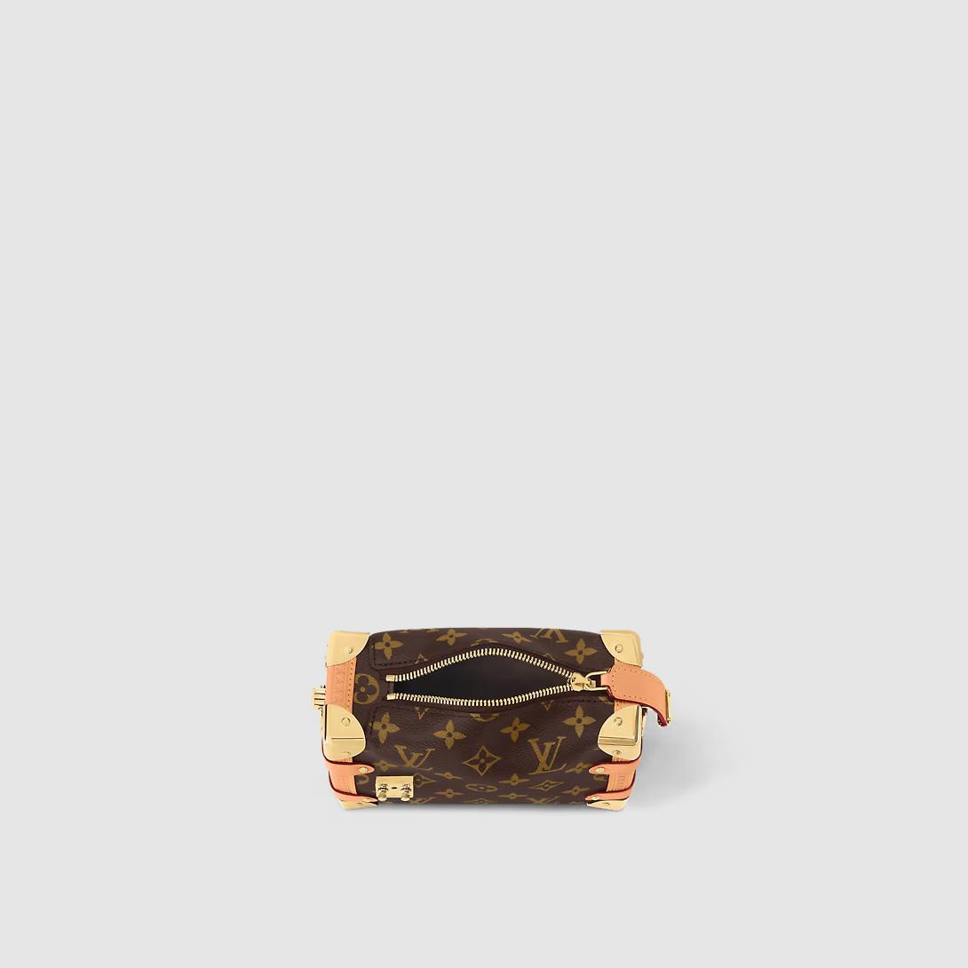 Túi Louis Vuitton Side Trunk Pm Monogram Nữ Nâu